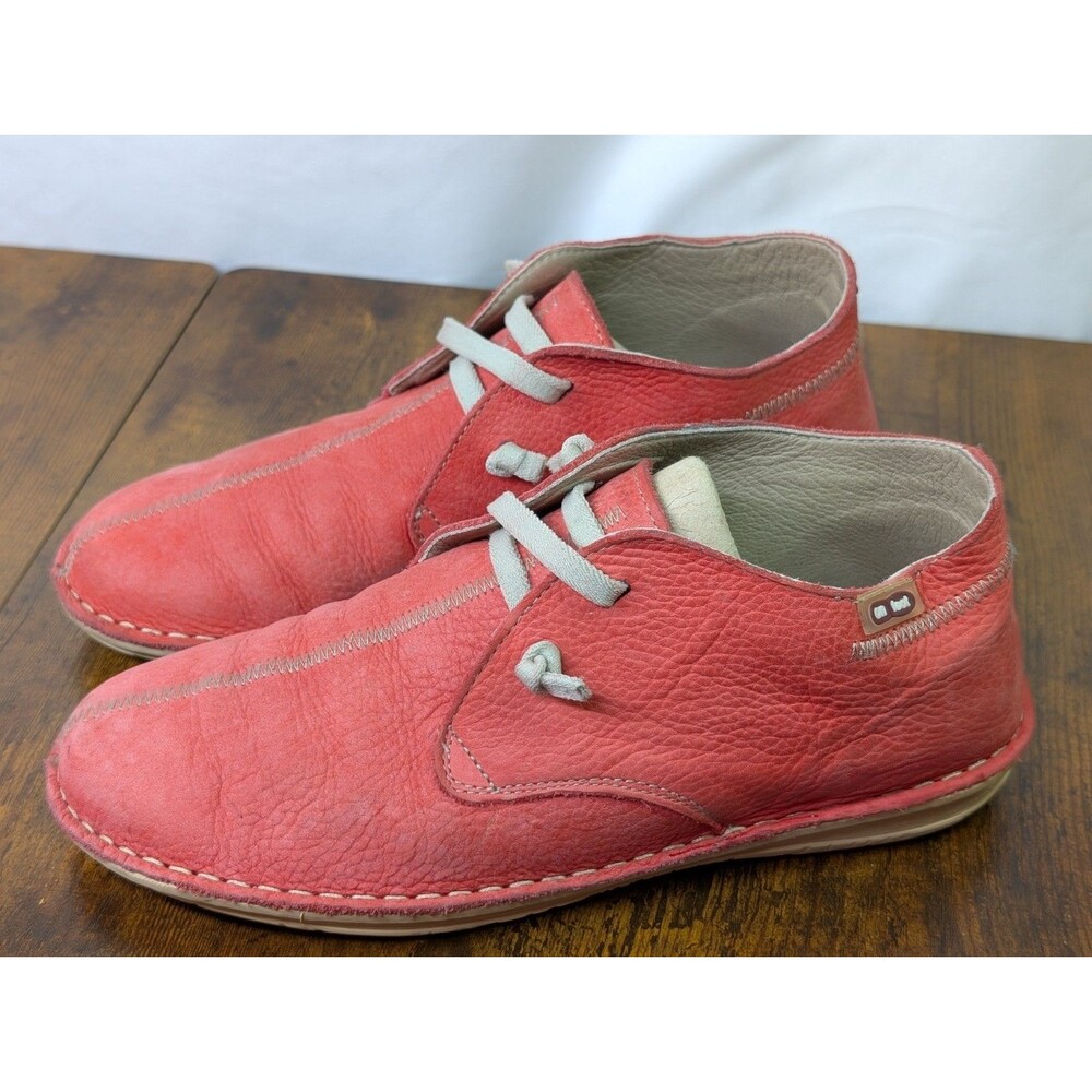 On Foot Ultraflex Silken Low Top Sneaker Perforated Red Size 39 Spain